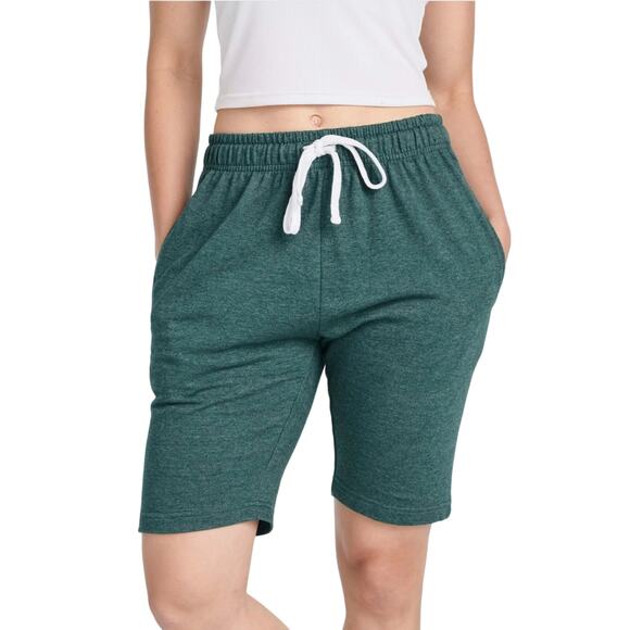 WOMEN'S PLUS 3XL BERMUDA SHORTS FRENCH TERRY 9" 1 PAIR - Picture 11 of 12